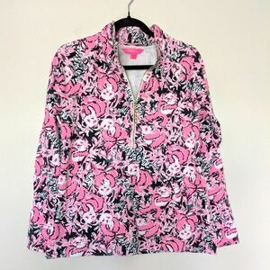 Lilly Pulitzer Skipper Hanging With My Boo Popover Women's Sz M